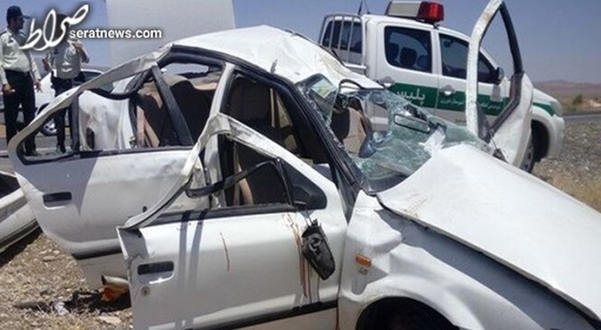 یک کشته و هفت مصدوم در حادثه تصادف محور کرمان-رفسنجان