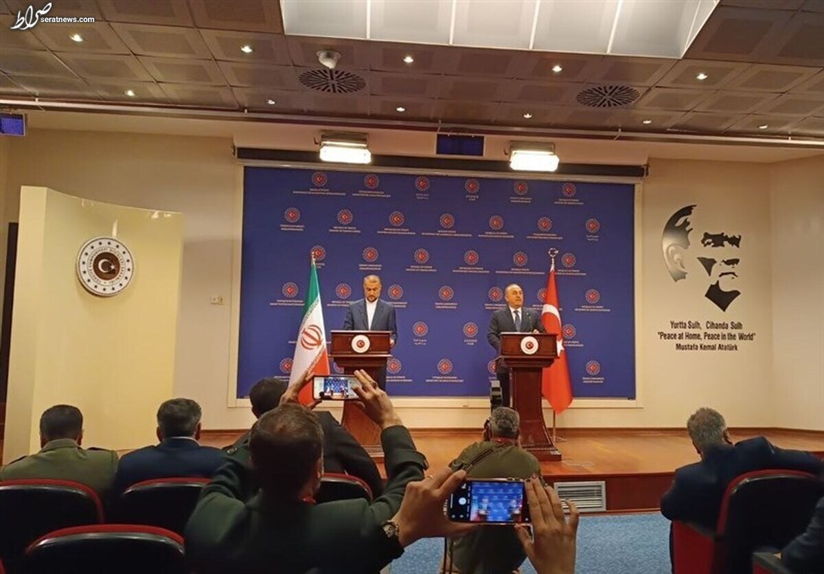 امیرعبداللهیان: درباره حضور اسرائیل در قفقاز هشدار میدهیم / چاوش اوغلو: از کمکهای ایران در زلزله تشکر میکنم