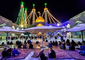 تصاویر / حال و هوای حرم مطهر حضرت معصومه (س) در آستانه نیمه شعبان