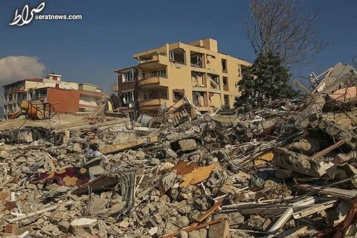 فیلم لحظه ریزش ساختمان‌ها در ترکیه هفته‌ها پس از زمین لرزه شدید