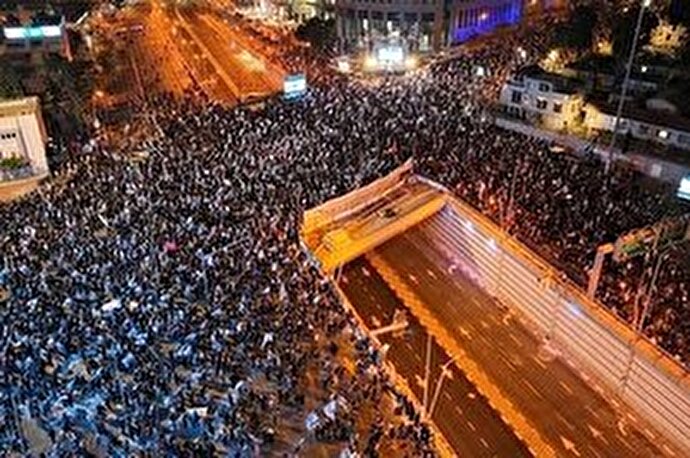 فیلم/ تظاهرات علیه رژیم صهیونیستی در سرزمین‌های اشغالی