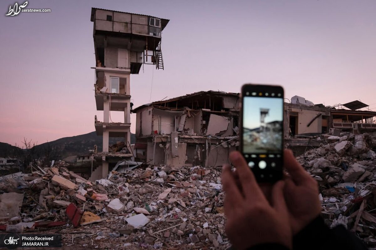 عکسی ترسناک از ساختمانی در ترکیه