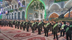 تصاویر حرم امام حسین (ع) درشب میلاد