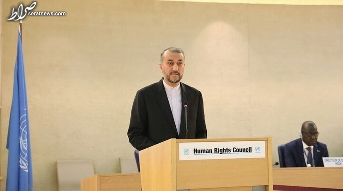 امیرعبداللهیان: شورای حقوق بشر ابزاری برای پیشبرد سیاست خارجی آمریکا شده است