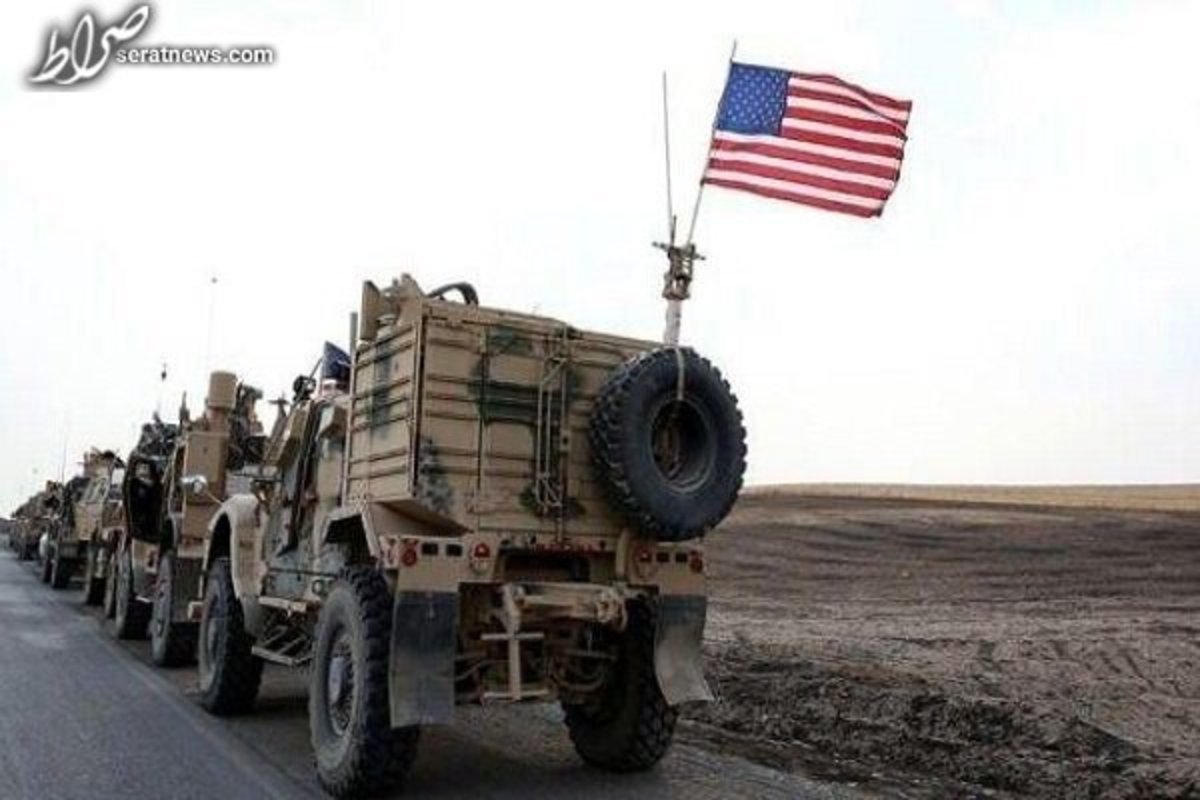 ورود کاروان لجستیک ارتش آمریکا از عراق به سوریه