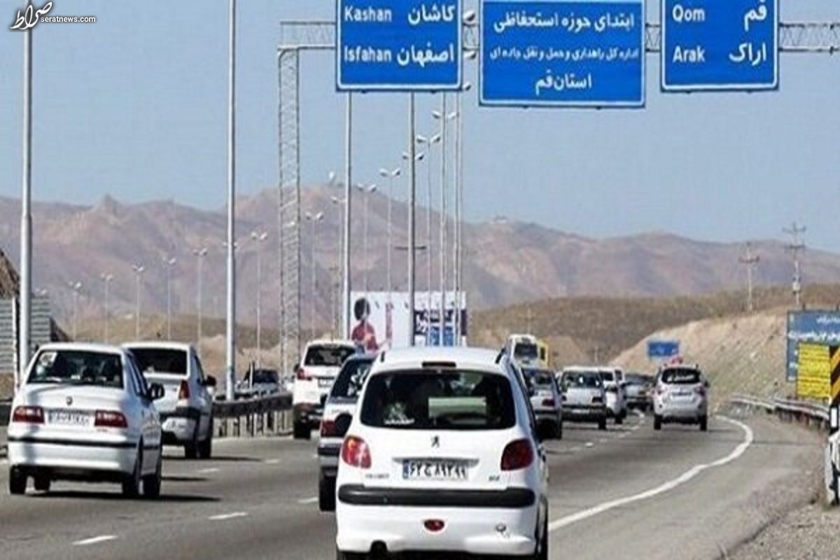 وضعیت جاده ها / ترافیک سنگین در محور آزادراه قزوین - کرج