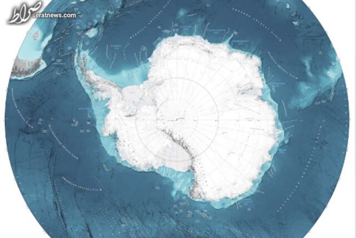 نقشه‌ای جدید از عمیق‌ترین نقطه اقیانوس منجمد جنوبی