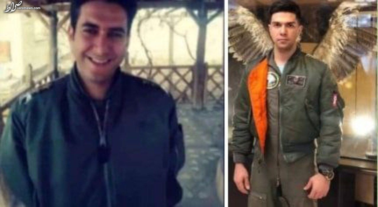 عکس/ شهید سرگرد قاسم زمانی و ستوان‌یکم محمدجواد بای که هواپیمایشان در اصفهان سقوط کرد