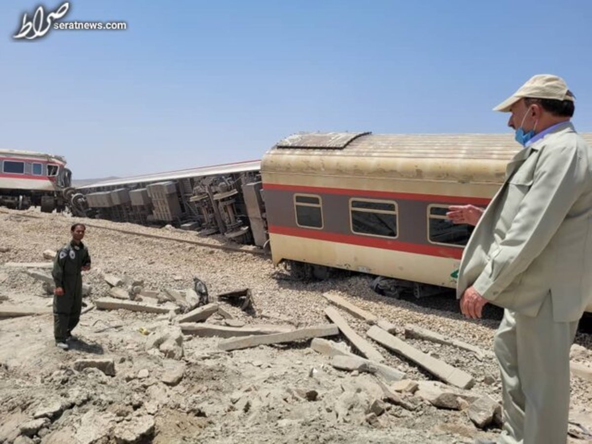 همه عوامل حادثه ریلی مشهد-یزد/ راه‌آهن مقصر بودند
