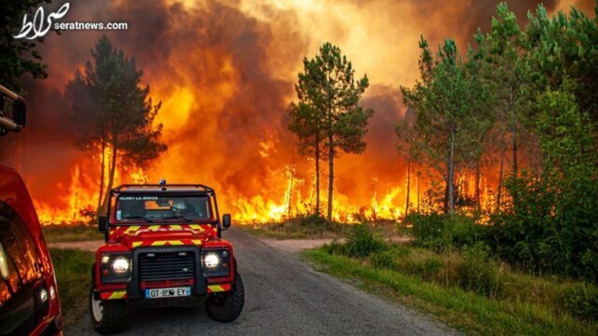 آتش‌سوزی‌های جنگلی هزاران نفر را در ۳ کشور اروپایی فراری داد
