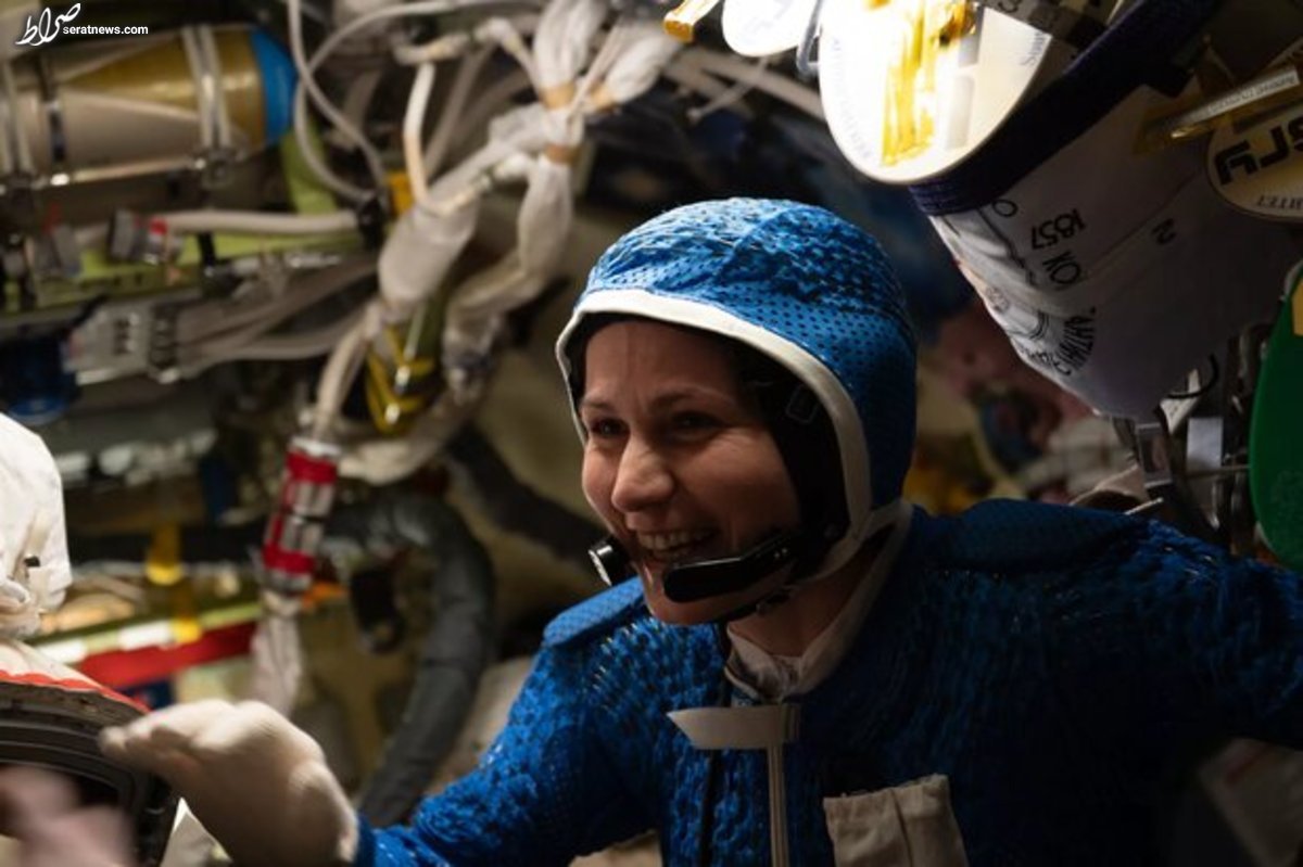 نخستین زن اروپایی در فضا پیاده روی کرد + تصاویر