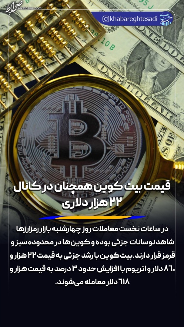 قیمت جدید بیت کوین