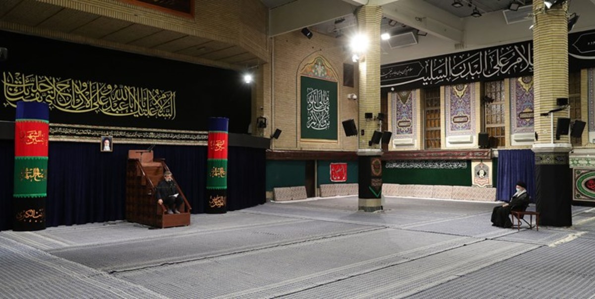 برگزاری مراسم عزاداری حضرت اباعبدالله الحسین (ع) با حضور رهبر انقلاب