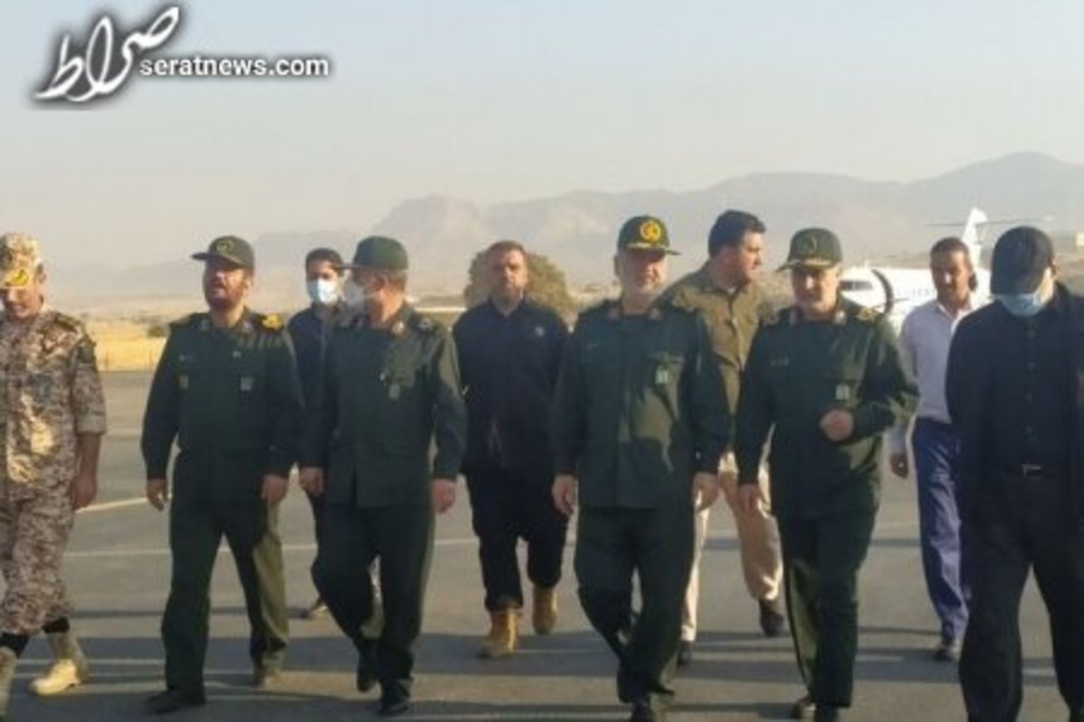 فرمانده کل سپاه پاسداران از پایانه مرزی مهران بازدید کرد