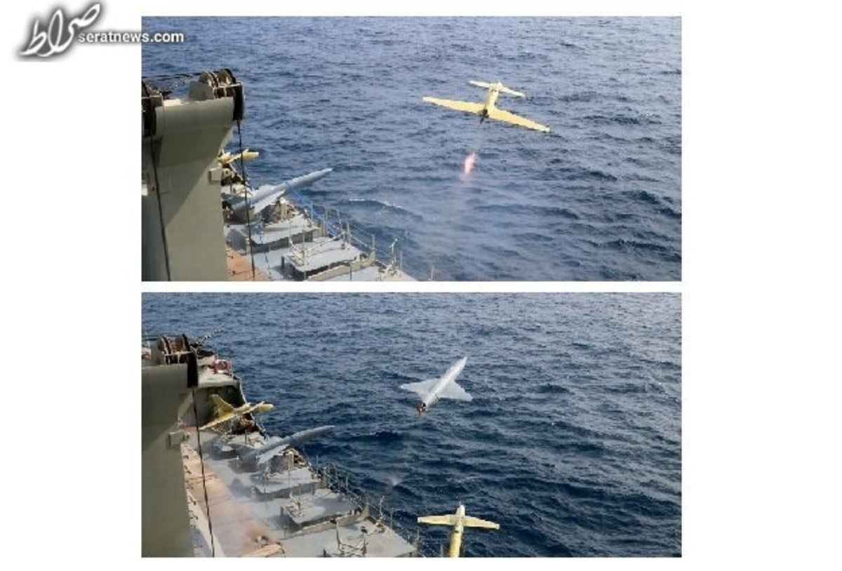 انهدام اهداف در ساحل و دریا توسط پهپادها/ پرواز پهپاد ژوبین از زیردریایی فاتح