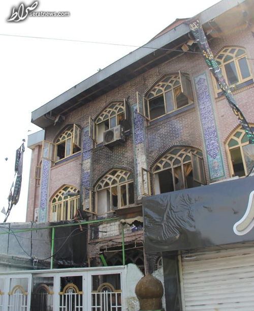 دستگیری عوامل به آتش کشیدن مسجد امام موسی کاظم+ عکس