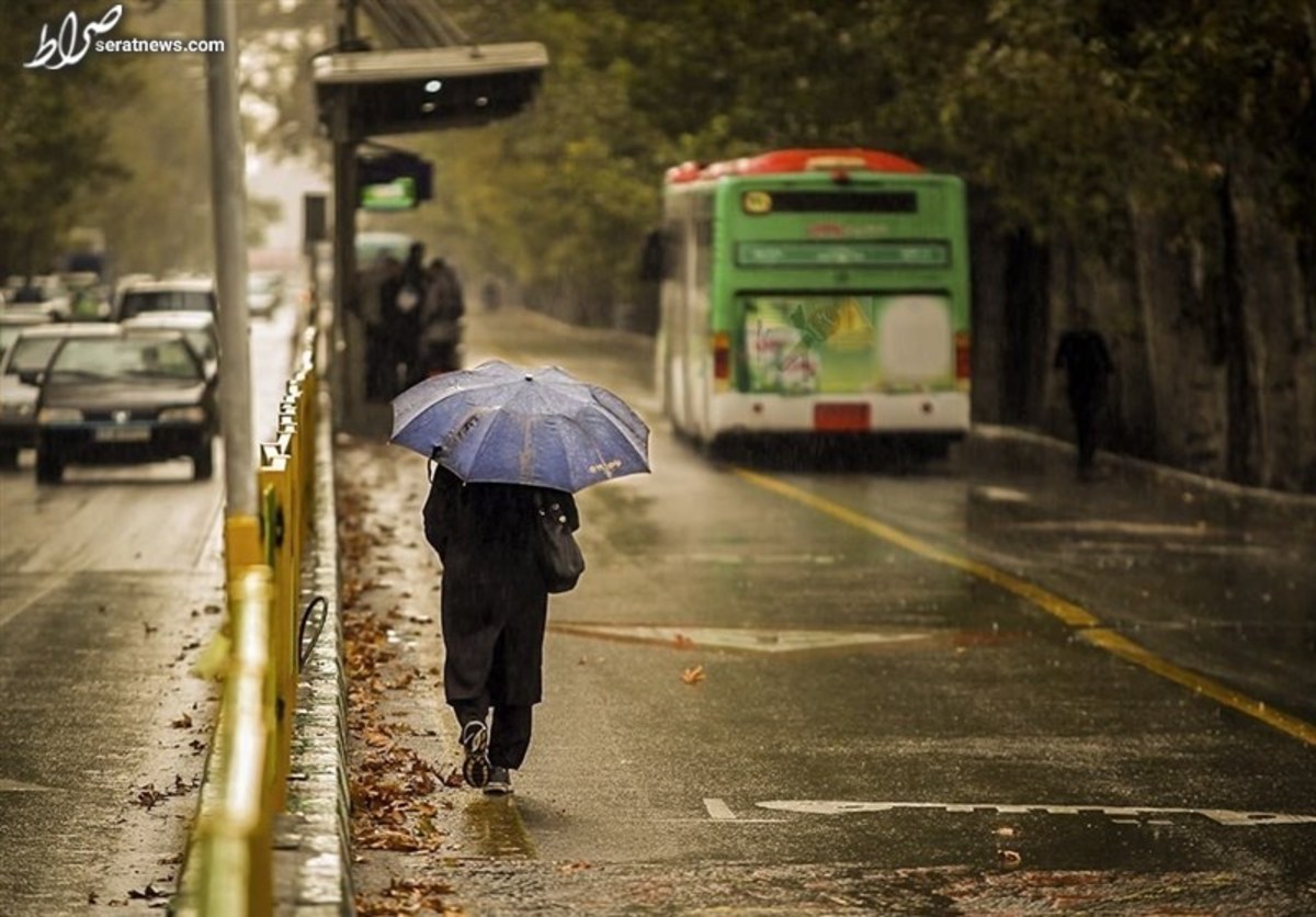 تداوم فعالیت سامانه بارشی در برخی مناطق/ احتمال بارش باران در تهران