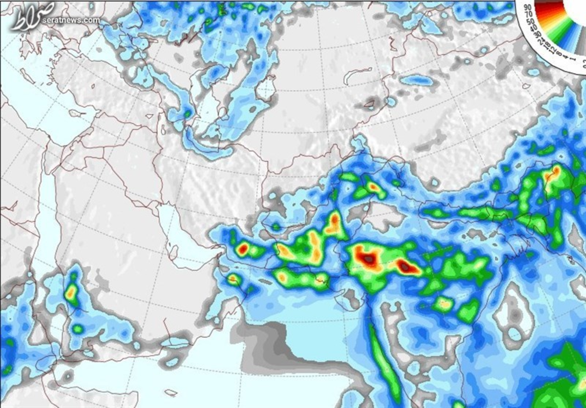 آغاز بارشها از پنجشنبه در نوار شمالی کشور