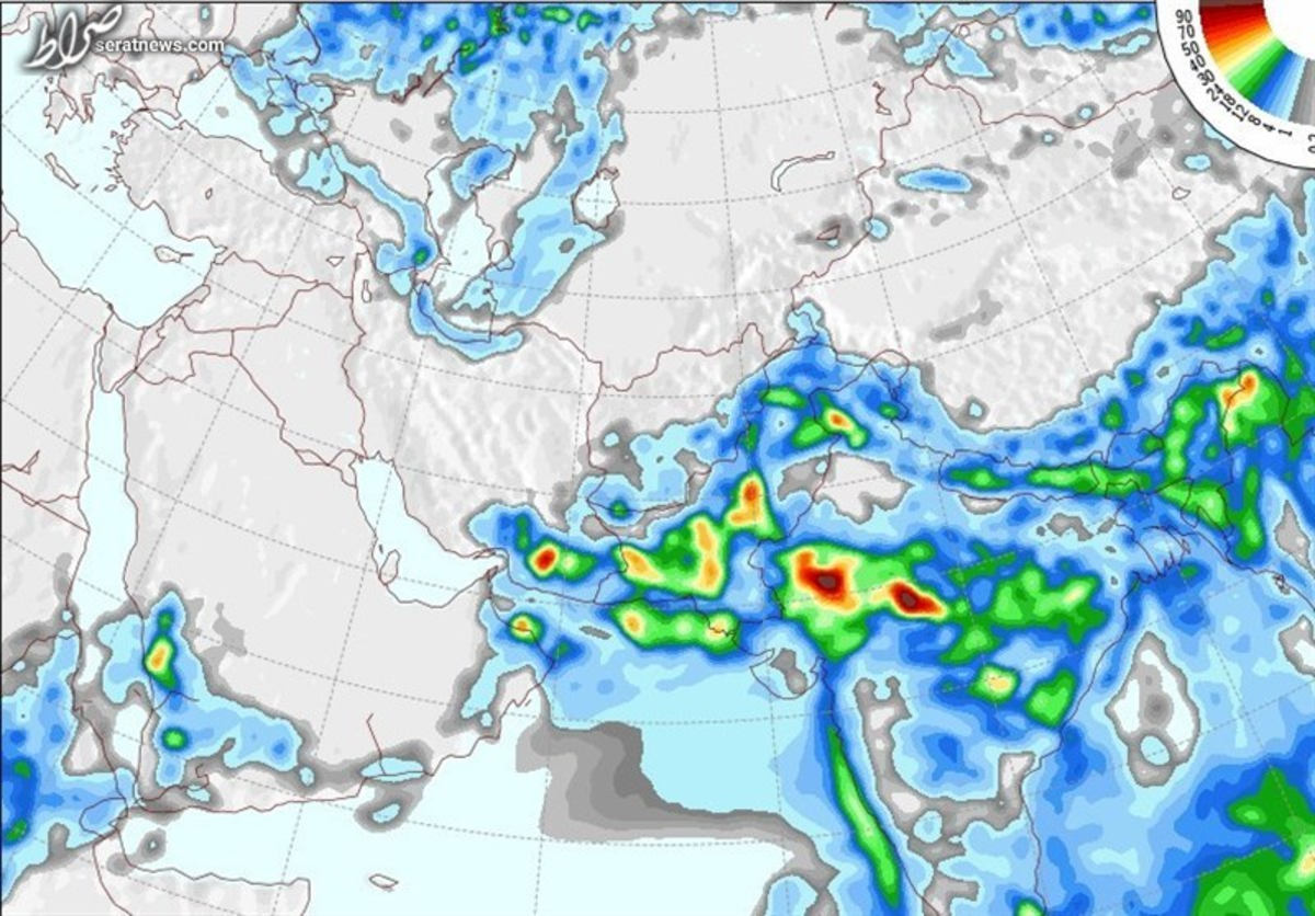 آغاز بارش‌ها از پنجشنبه در نوار شمالی کشور