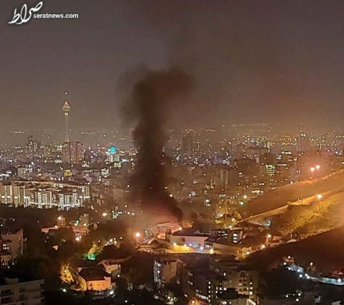 آتش سوزی در زندان اوین