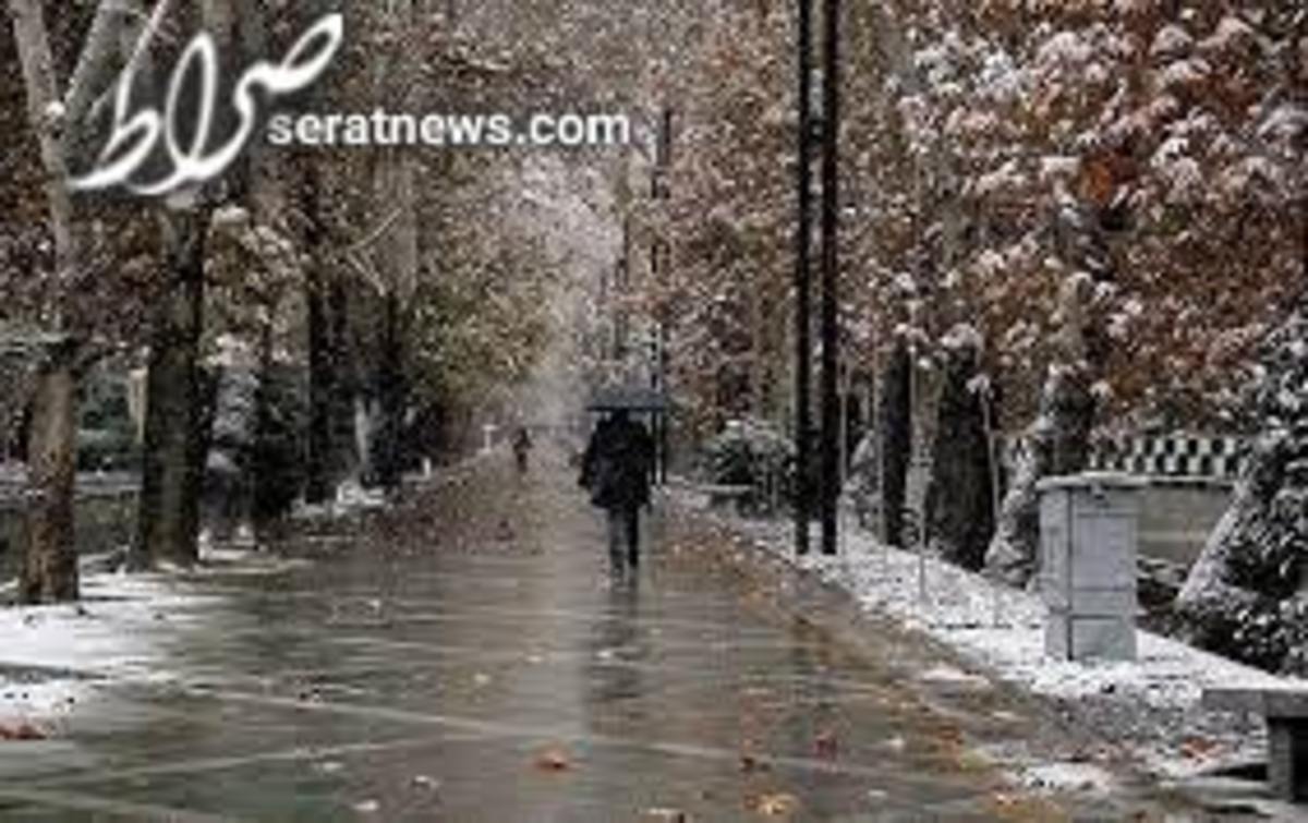 برف و باران در جاده‌های ۱۴ استان