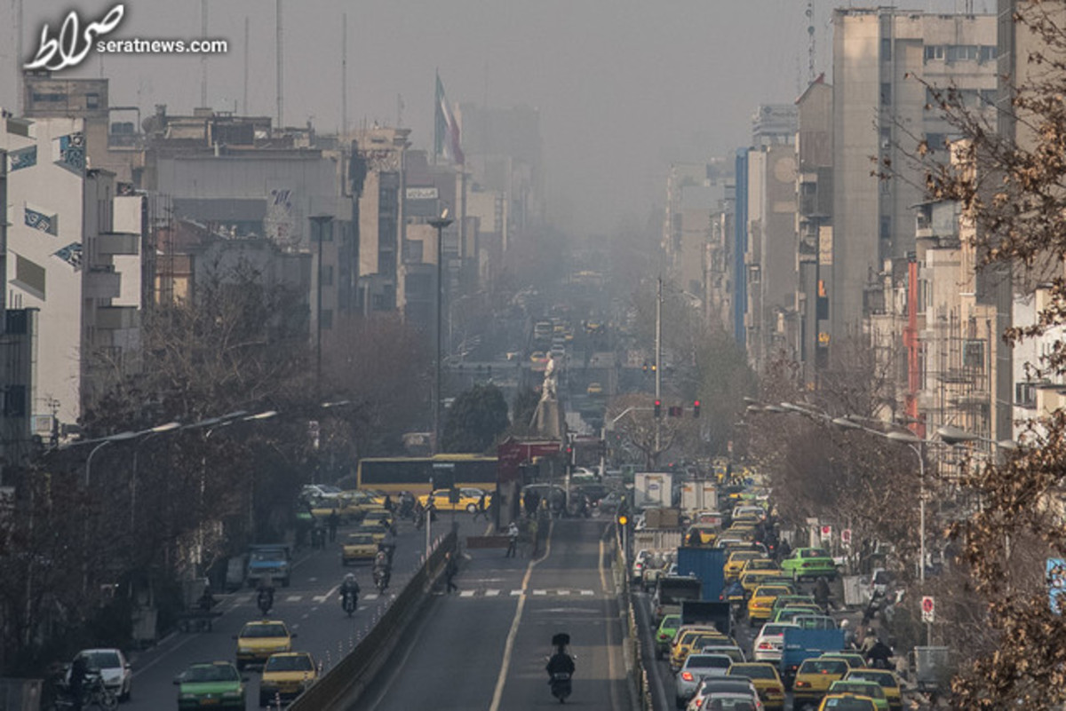کیفیت هوای «ناسالم» تهران طی امروز