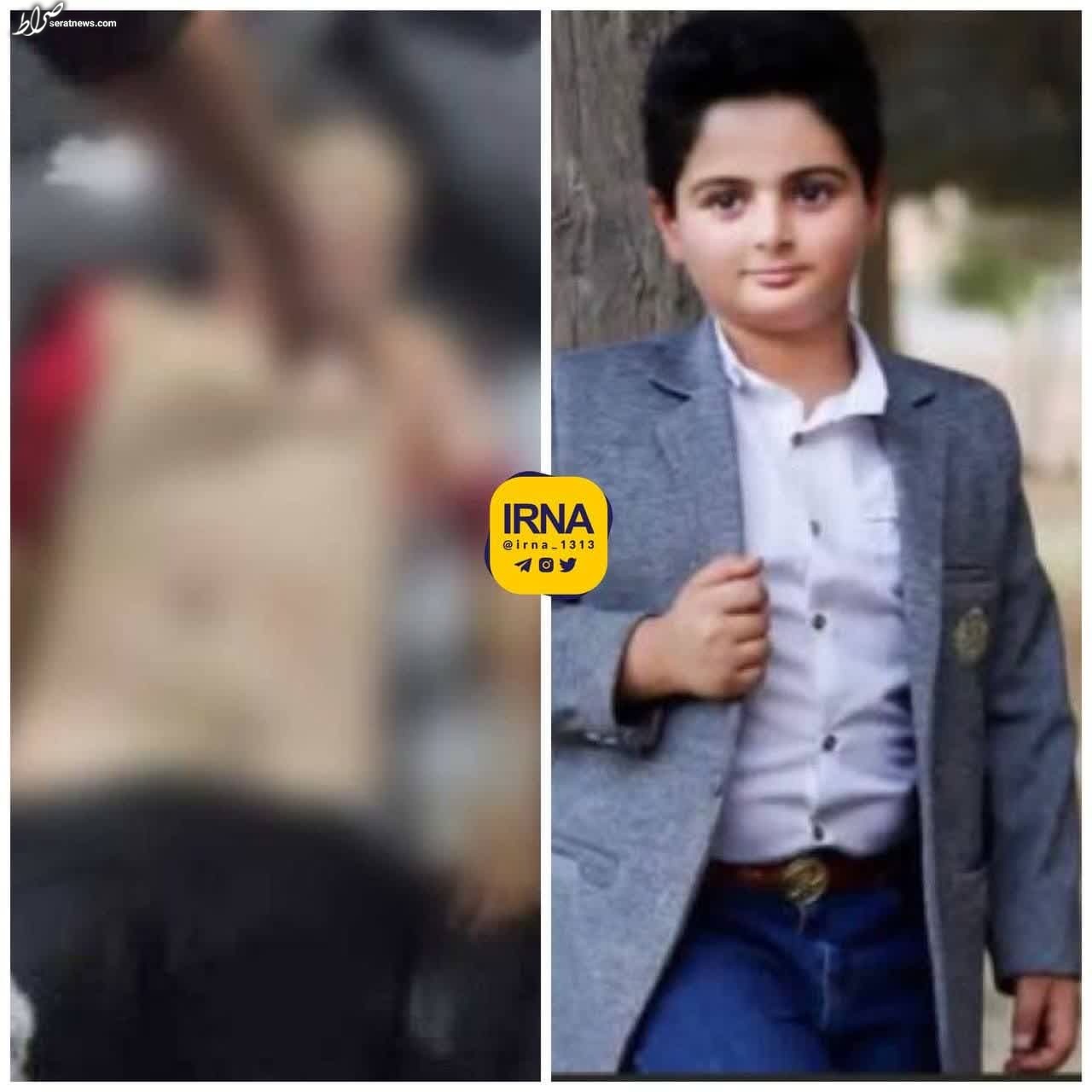 عکس/ کودک ۹ ساله‌ای که در حادثه ایذه شهید شد