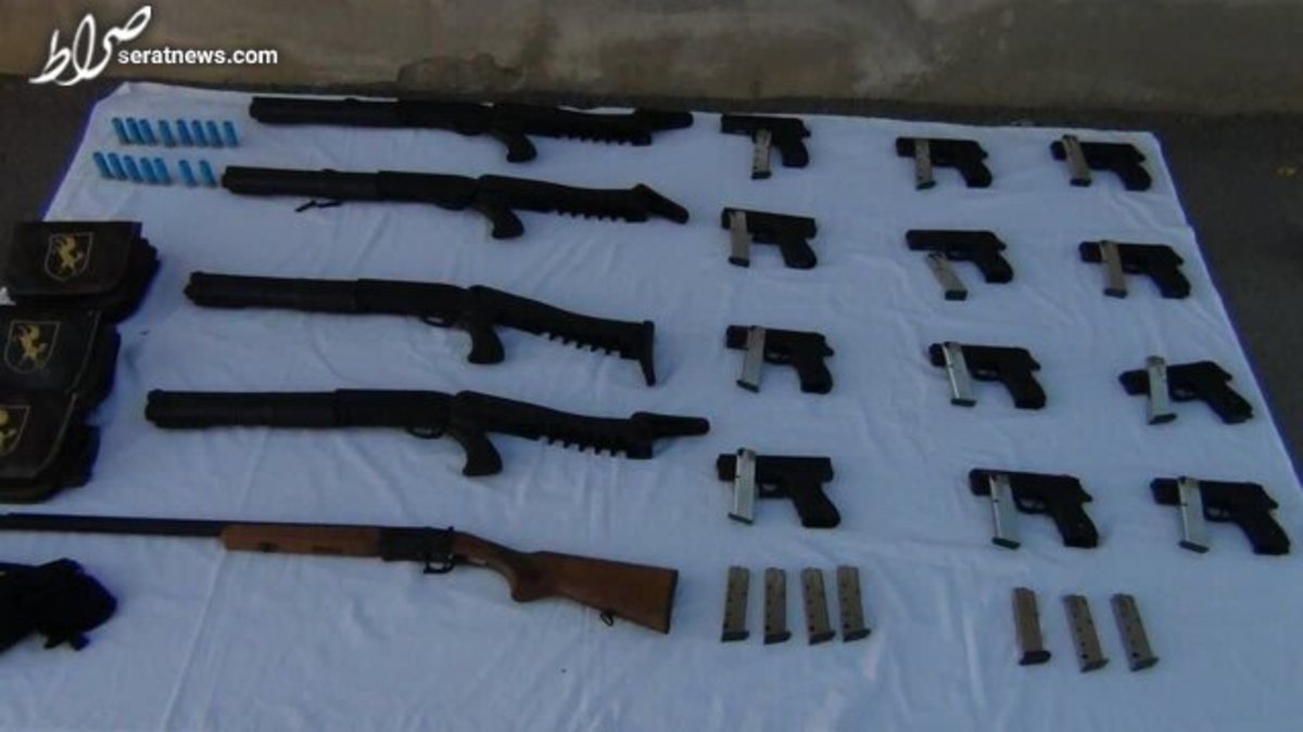توقیف ۱۶ اسلحه غیرمجاز در اسلامشهر