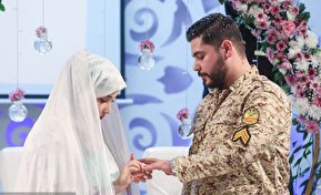 تصاویر / مراسم سراسری جشن ازدواج 254 سرباز وظیفه