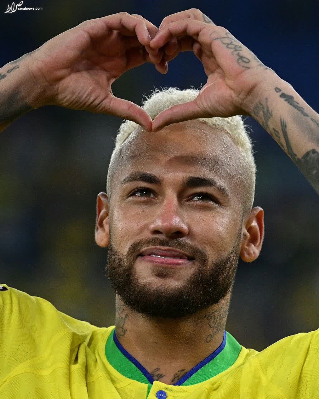 عکس/ قلب ستاره فوتبال جهان