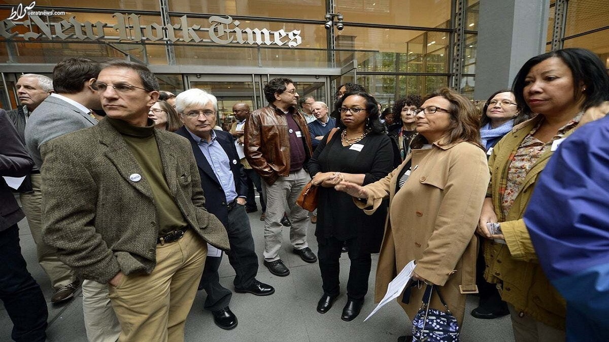 کارکنان نیویورک تایمز برای اولین بار اعتصاب می‌کنند