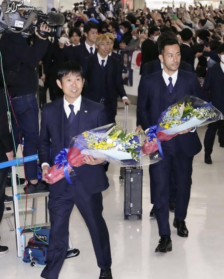عکس/ استقبال ژاپنی‌ها از تیم ملی فوتبال