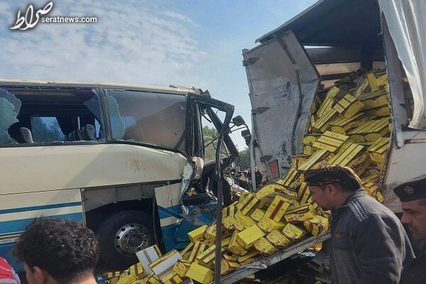 مجروح شدن ۱۹ زائر ایرانی در سانحه تصادف در نجف اشرف