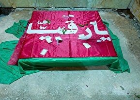 تصاویر/ نصب ضریح جدید حرم مطهر حضرت رقیه (س)