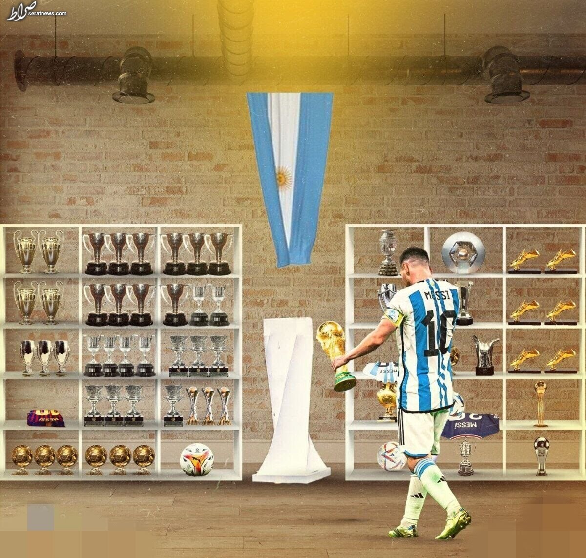 اولین پست مسی پس از قهرمانی آرژانتین+ عکس
