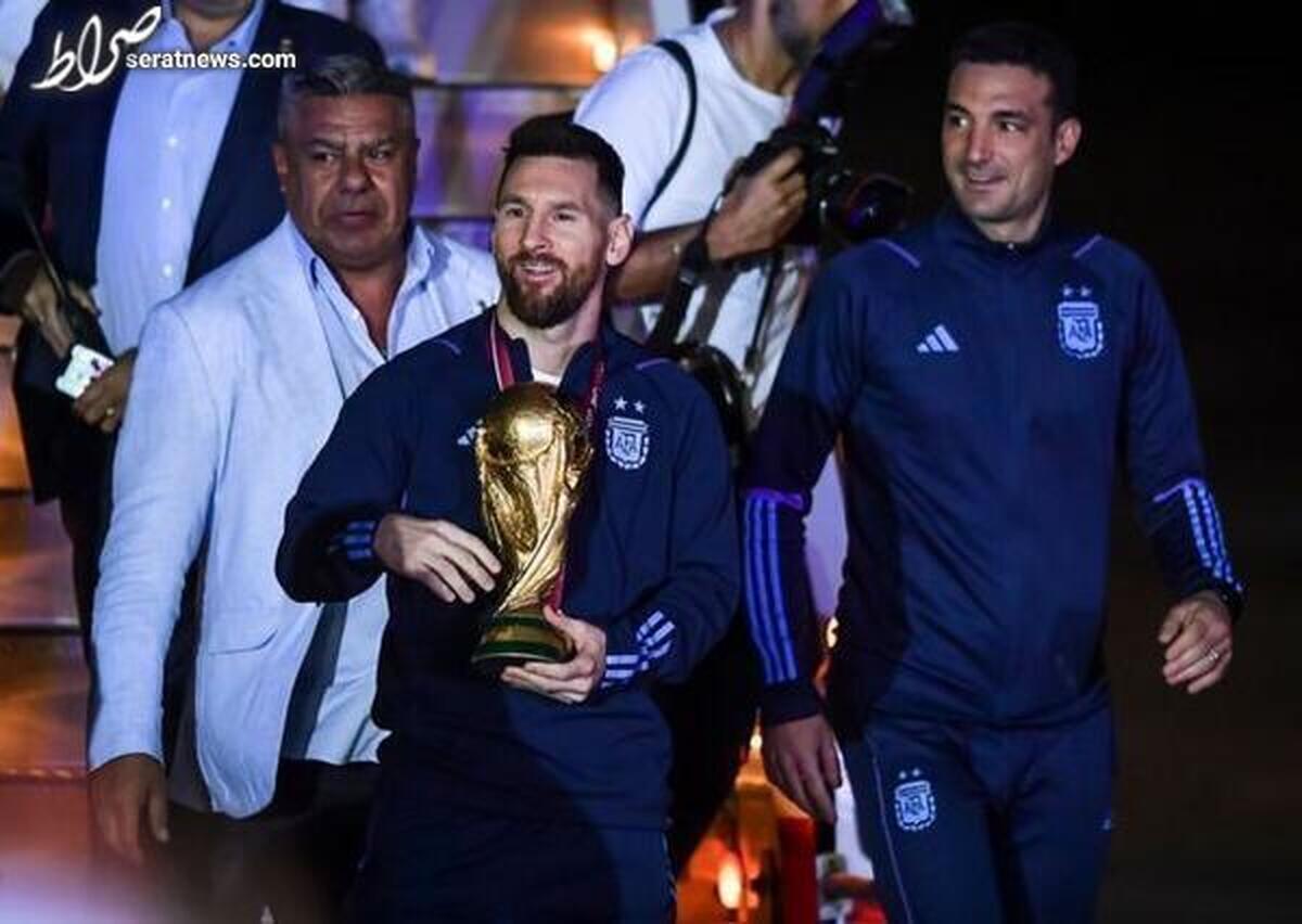 توهین سنگربان آرژانتین به ام‌باپه در کنار لیونل مسی