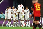 شکست غیرمنتظره بلژیک مقابل مراکش