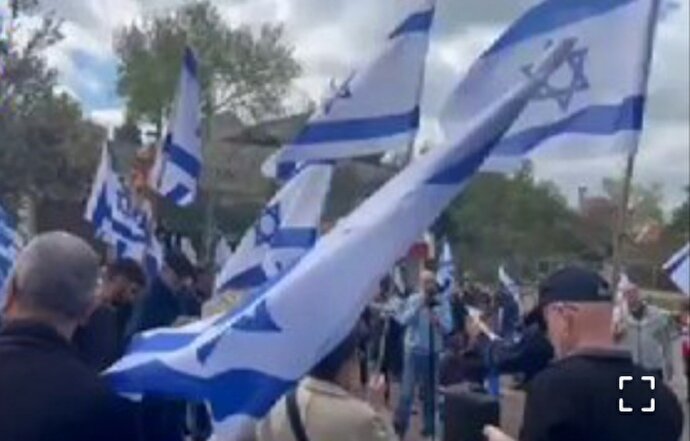 فیلم / نگرانی رئیس ستاد ارتش اسرائیل از افزایش نافرمانی/ تجمع صهیونیست‌ها مقابل خانه گانتس