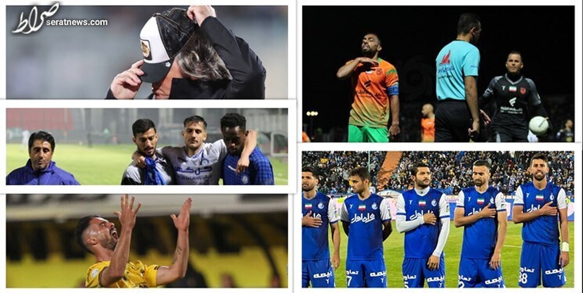از افطار بازیکنان تا شعار علیه بمب گذار فوتبال! / گل جنجالی سپاهان و پنالتی عجیب پرسپولیس و سوال استقلالیها