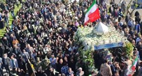 فیلم/ تشییع پیکر شهید «میلاد حیدری» در قرچک