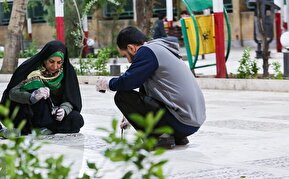 تصاویر / شستشو و رنگ آمیزی مجدد قبور شهدای قم