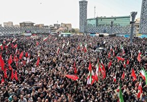 تصاویر / مراسم تشییع پیکر شهیدان میلاد حیدری و مقداد مهقانی