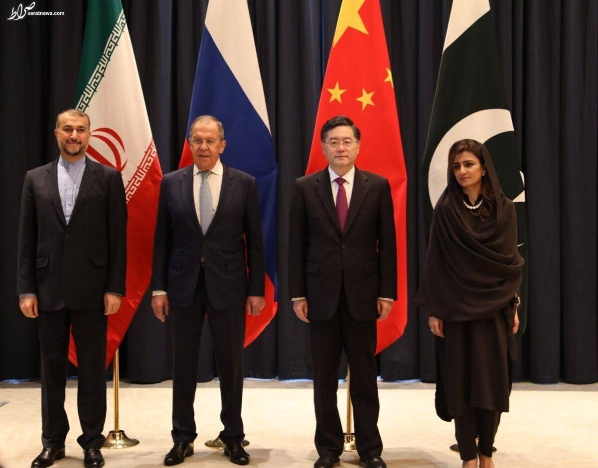 جزئیات نشست وزرای خارجه ایران، روسیه، چین و پاکستان درباره افغانستان + عکس و فیلم