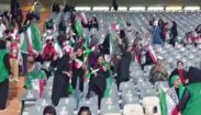 فیلم/ حضور بانوان هوادار تیم ملی روی سکو‌های استادیوم آزادی برای بازی برابر کنیا