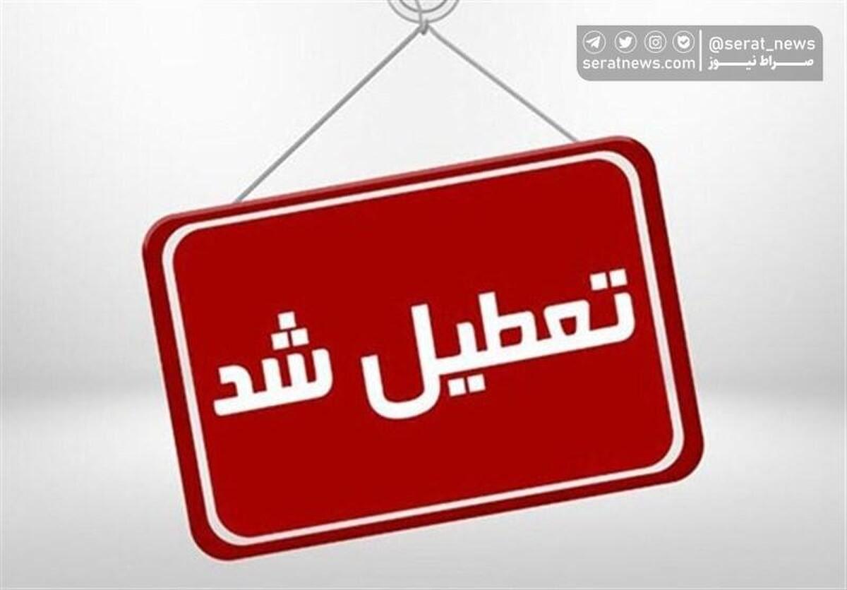 ادارات و مدارس شهر کرمان فردا سیزدهم دی‌ماه تعطیل شد