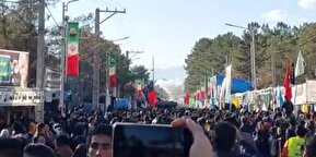 فیلم / انفجار در مسیر منتهی به گلزار شهدای کرمان!