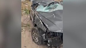 فیلم / تصاویری از خودروی سانحه دیده معاون وزیر صمت