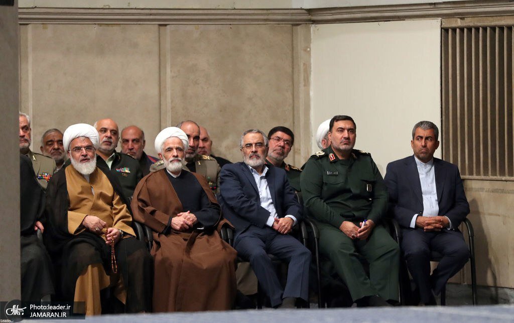 حسین مرعشی و مجید انصاری به دیدار رهبر انقلاب رفتند/ باهنر هم آمد +عکس