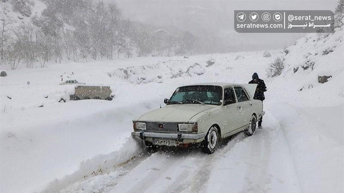 بارش شدید برف در راه است