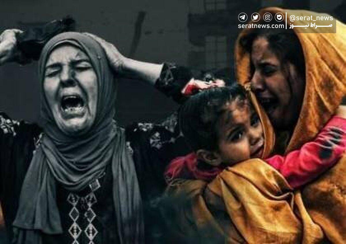 آمار تاسف برانگیز از به شهادت رسیدن مادران در غزه